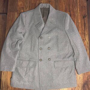 Michael Kors Gray Wool Peacoat, Men Size 44S